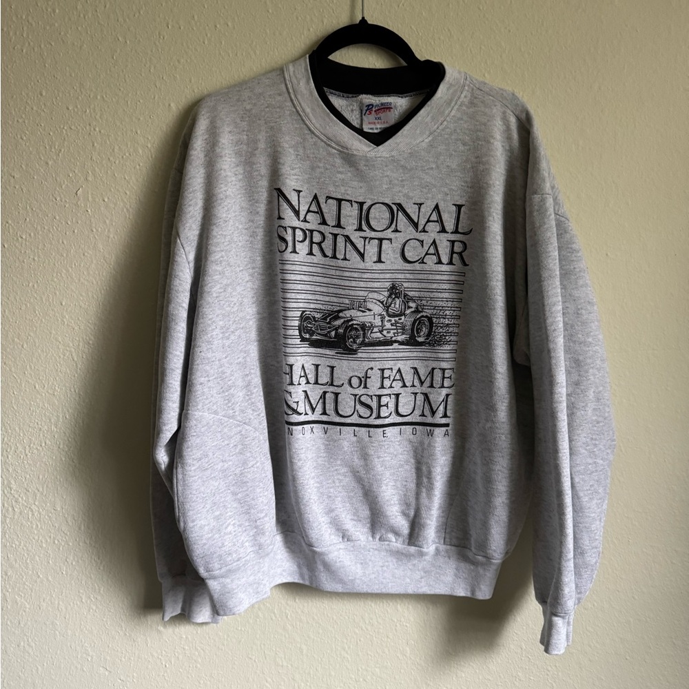 Gray National Sprint Car Museum Men's Sweater